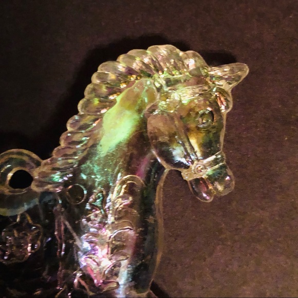 Iridescent Rocking Horse Ornament - Picture 3 of 6